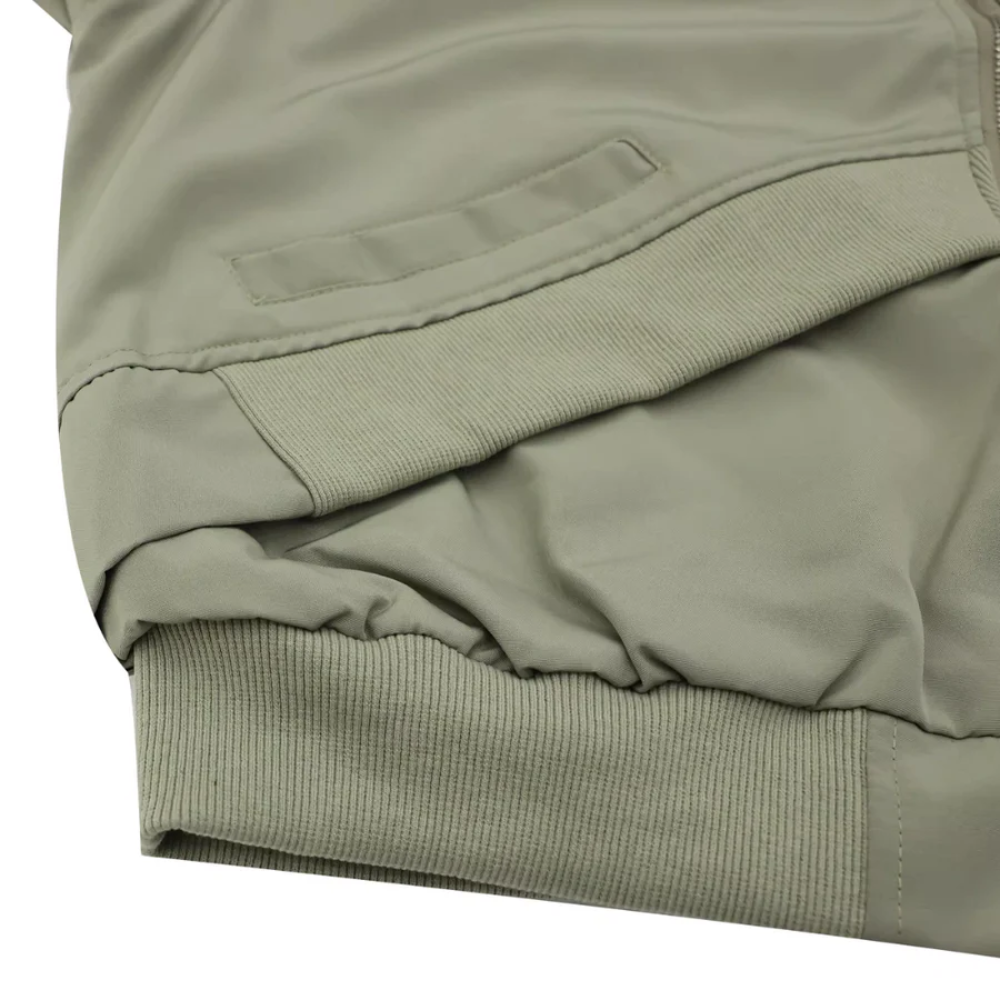 Chaqueta vintage con bolsillos irregulares