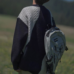 Pullover mit Patchwork-Muster