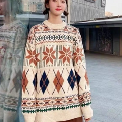 vintage pattern Sweater