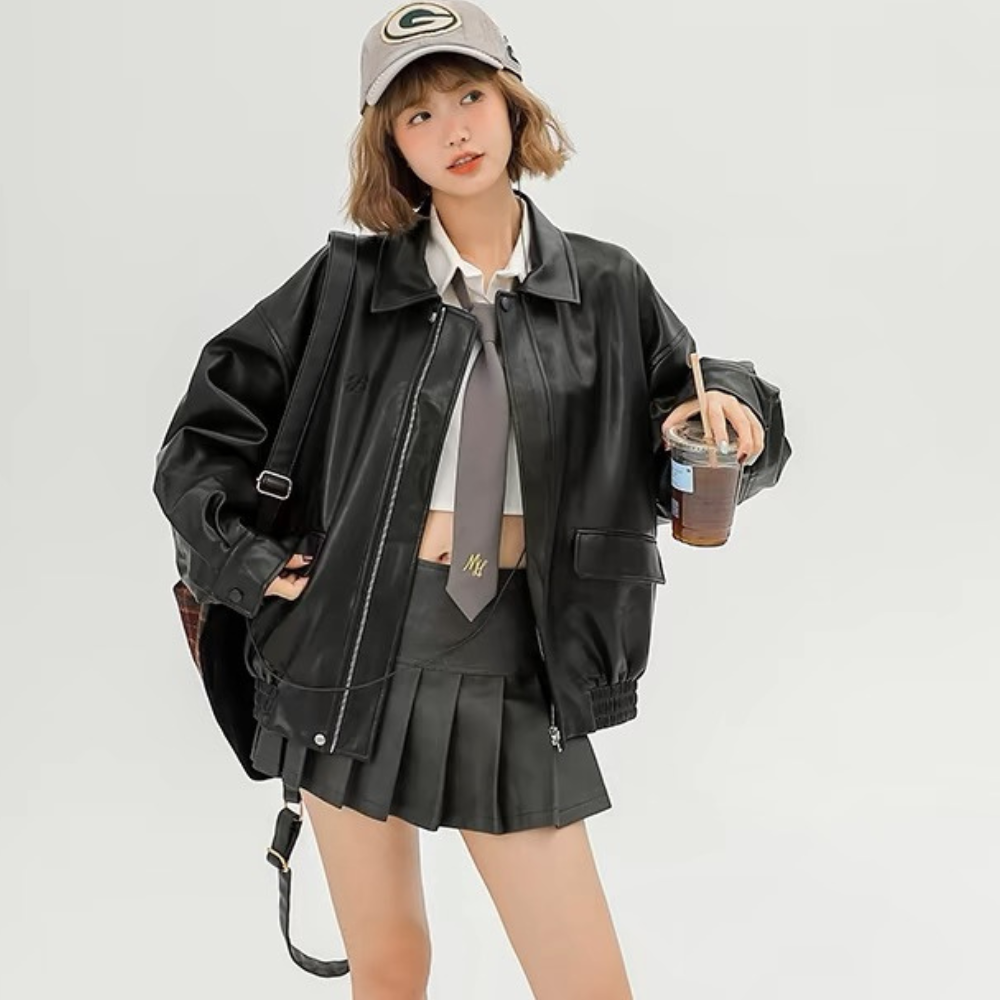 Chaqueta de cuero genial