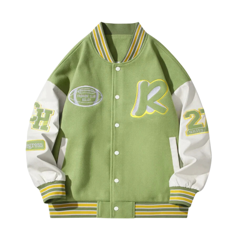 Chaqueta de béisbol bordada