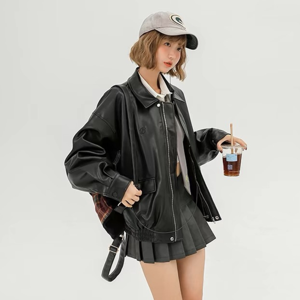 Chaqueta de cuero genial