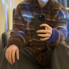 Kuscheliger Streifenpullover