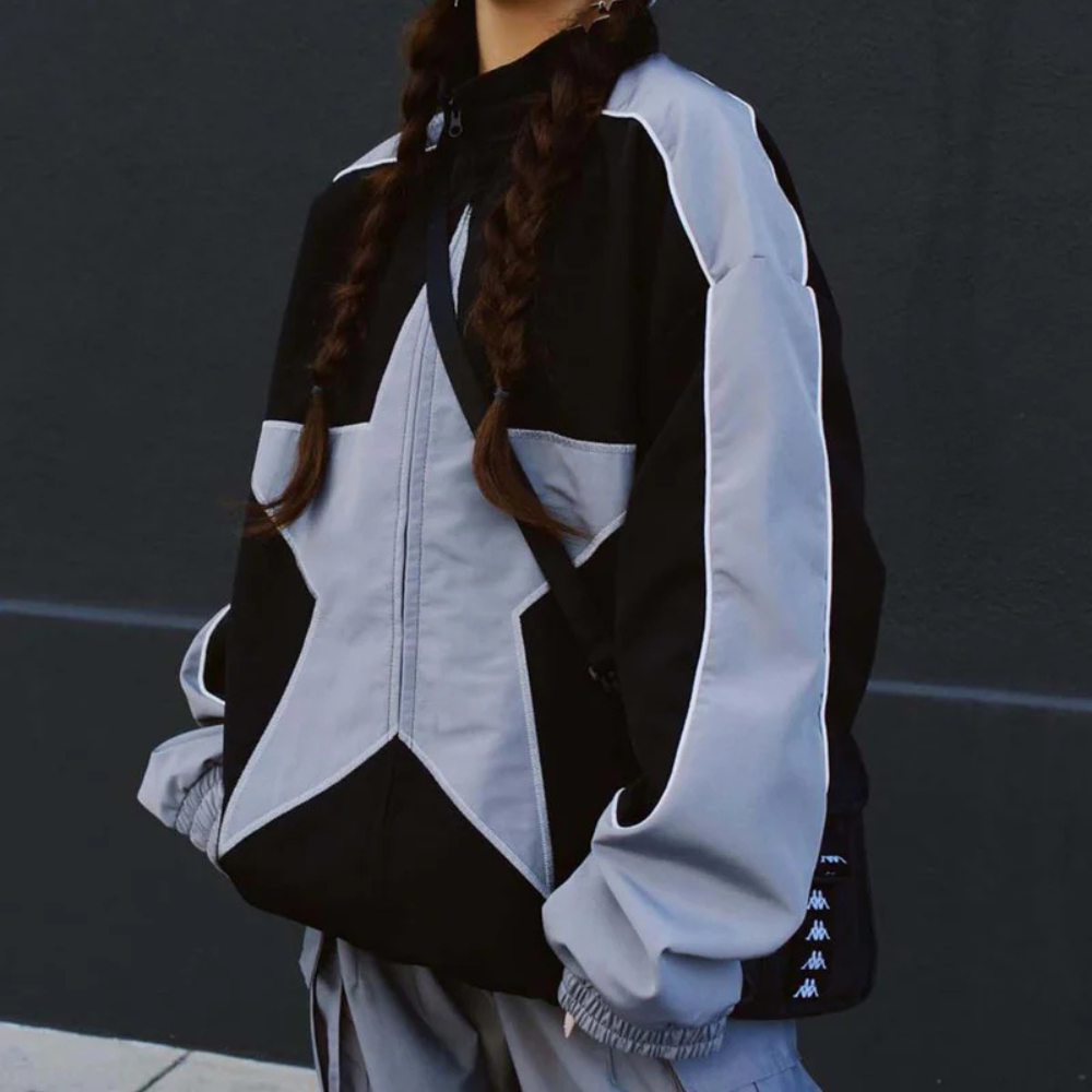 Chaqueta con estrellas brillantes