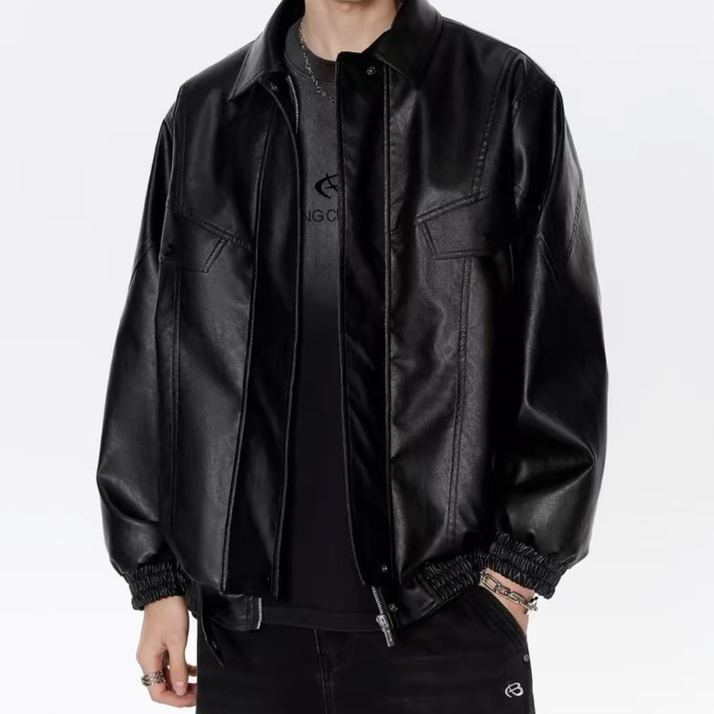 Basic Leather Jacket