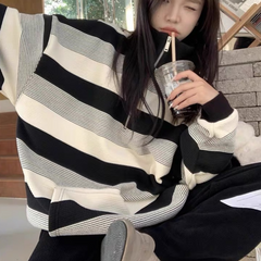 Wide stripe Sweater
