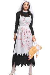 Scary Nun Halloween Party Costume Cosplay