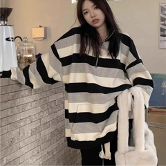 Wide stripe Sweater