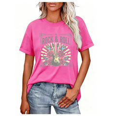 Rock & Roll World Tour Graphic Top