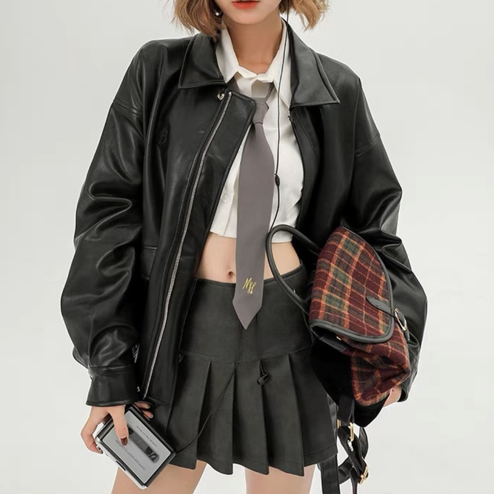 Chaqueta de cuero genial