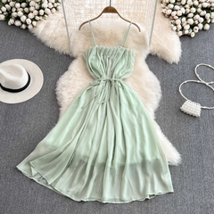 A-line Chiffon Dress