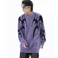 High Street – Jacquardpullover mit Teufelsmuster
