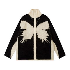 Chaqueta mariposa en contraste