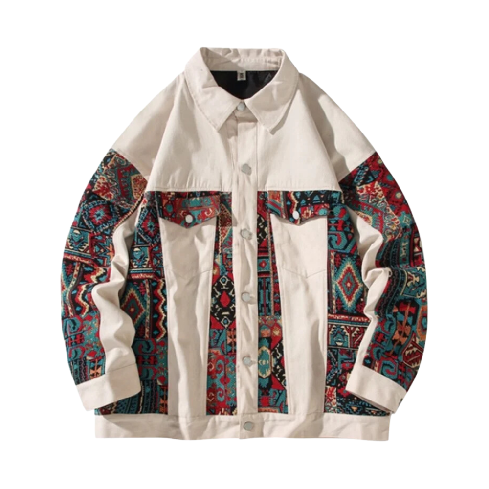 American Spliced Color Pattern Jacket