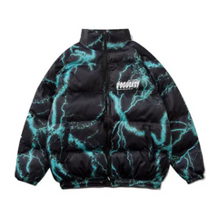 Mantel mit Graffiti-Print von Dark Lightning