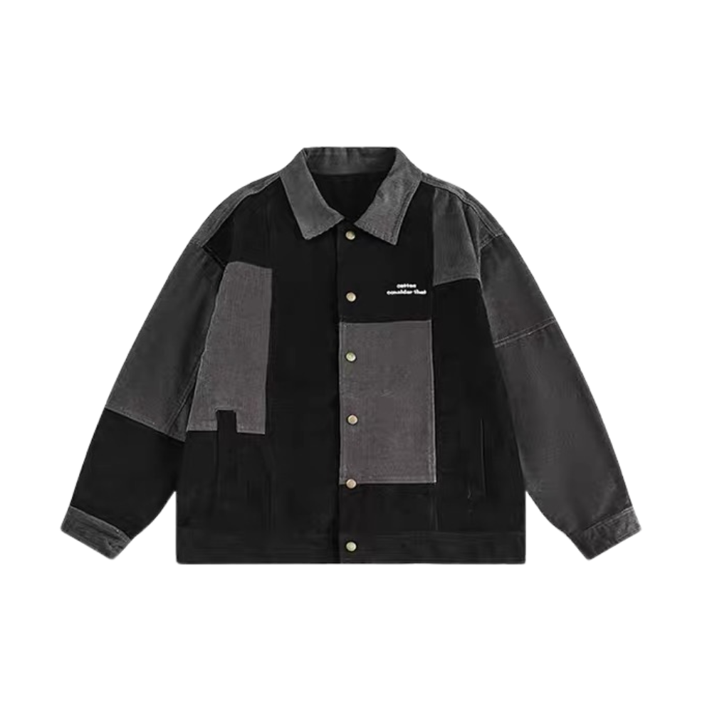 Chaqueta de pana con parches
