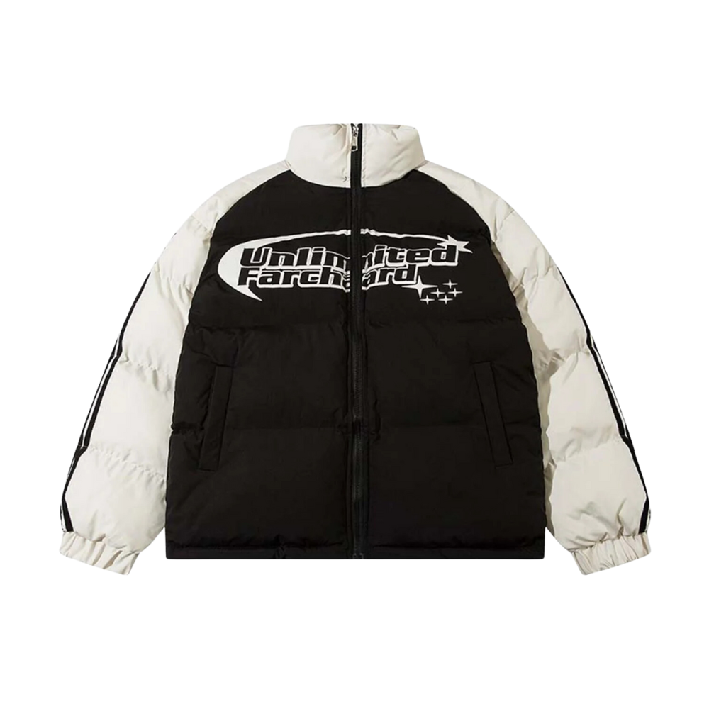 Chaqueta con letras vintage