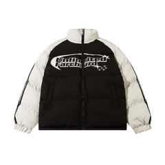 Chaqueta con letras vintage