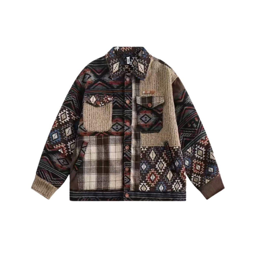 Chaqueta vintage con flores
