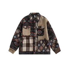 Chaqueta vintage con flores