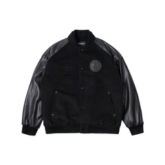 Chaqueta de béisbol holgada de talla grande
