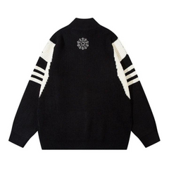 Strickjacke mit Spinnennetz-Stickerei