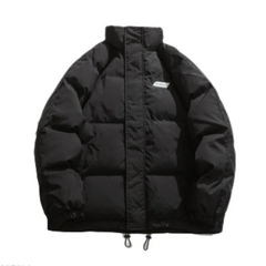 Solid Color Puffer Winter Coat