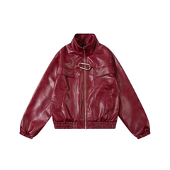 Chaqueta de cuero para dama