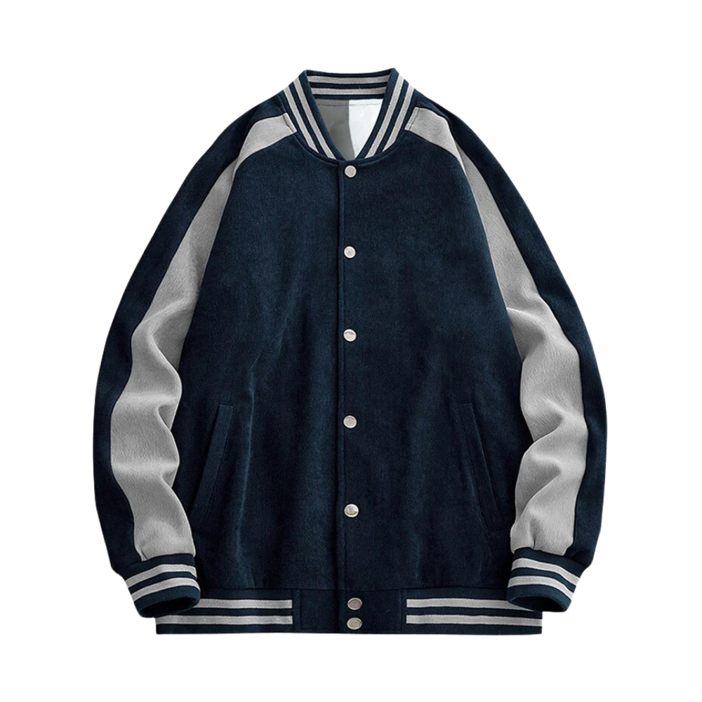 Casual Stitching And Contrasting Colors Jacket