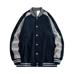 Casual Stitching And Contrasting Colors Jacket
