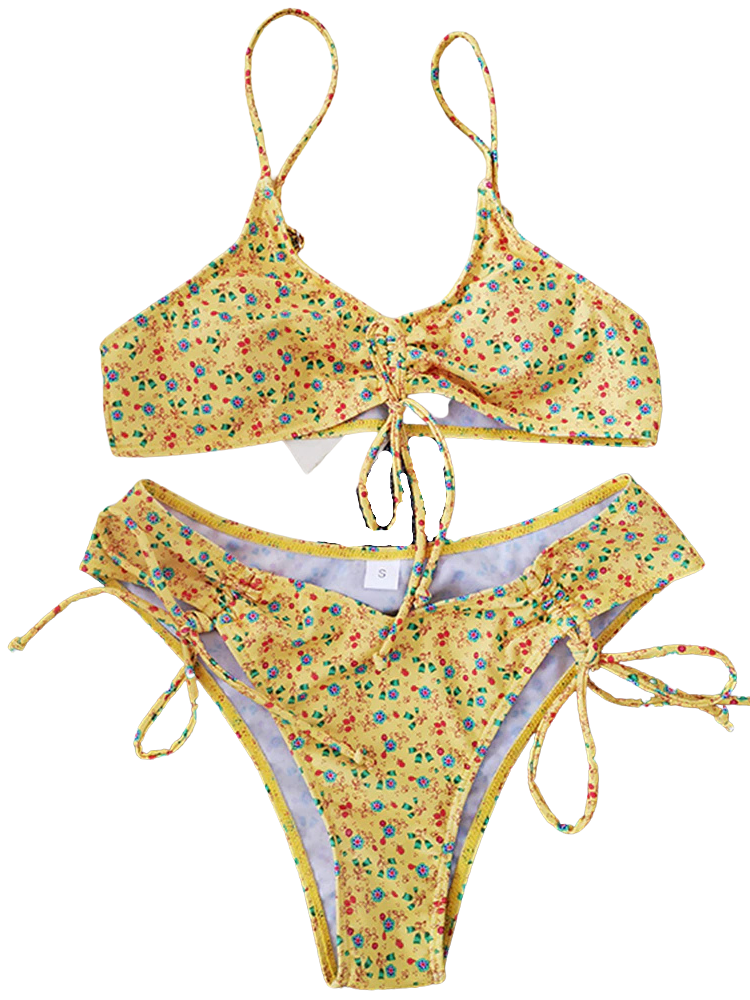 Bikini mit Blumen-Print