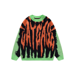 Suéter con fuente de llamas