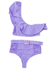 Flounces Two-Piece Swimsuit