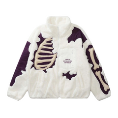 Chaqueta retro con calaveras