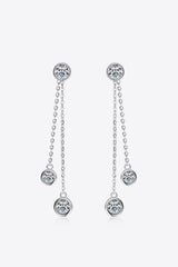 2.6 Carat Moissanite 925 Sterling Silver Earrings