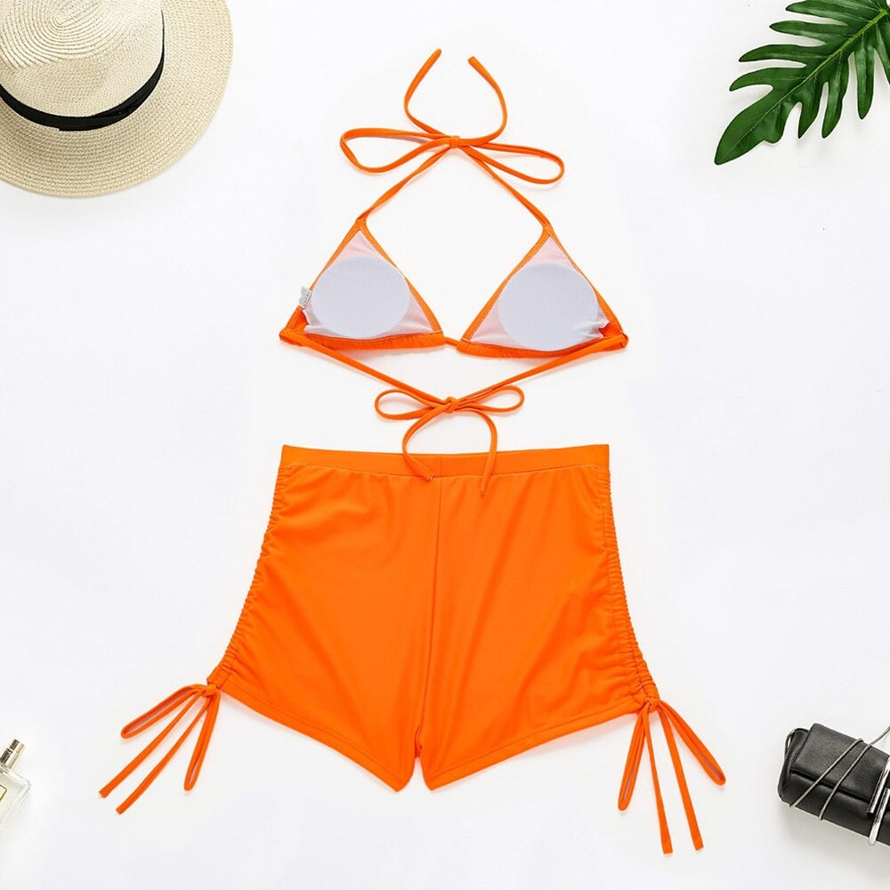 Zweiteiliges Neckholder-Bikini-Set