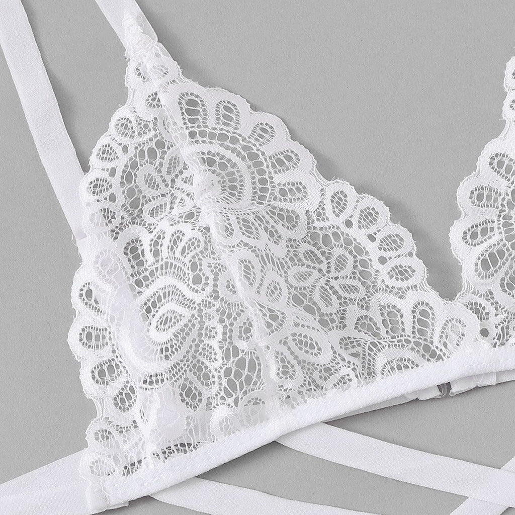 Adorable Two-Piece Underwear With Lace