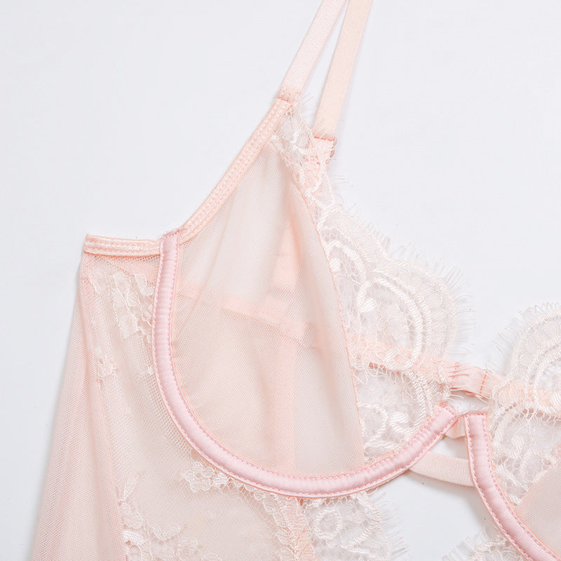 Lace Mesh Fun Sling Jumpsuit