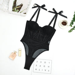 Bow Strap Adorable Teddy Lingerie