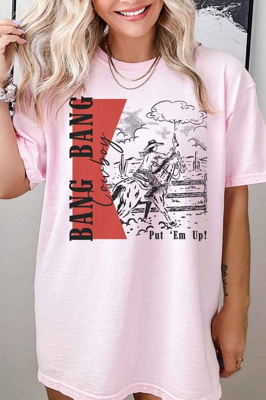 CAMISETA GRÁFICA BANG BANG COWBOY PUT EM UP