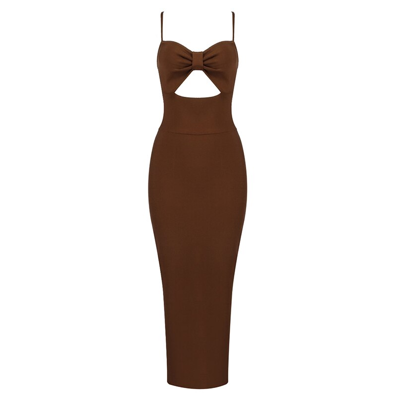 Sexy Slim Suspenders Ladies Cocktail Party Dress Bandage Dress