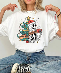 Camiseta gráfica algo alegre y algo aterradora