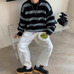 Schicker Streifenpullover