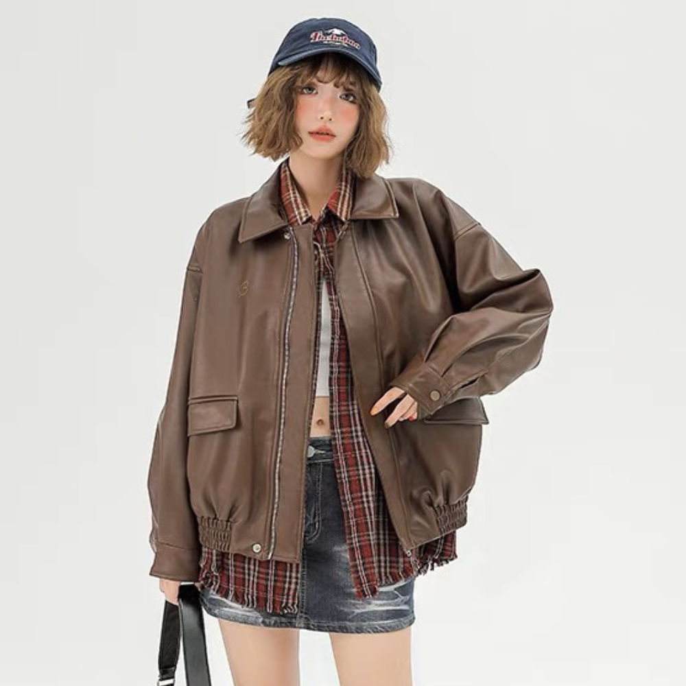 Chaqueta de cuero genial