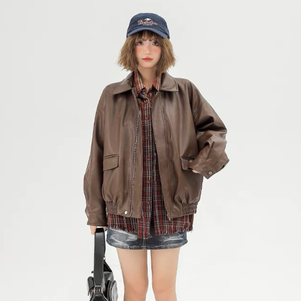 Chaqueta de cuero genial