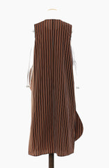 Three dimensional elegant and exaggerated sleeveless vest dress