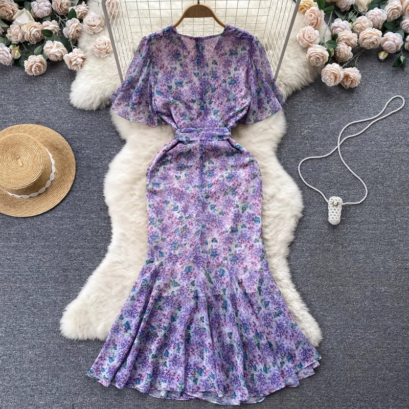 summer floral dress