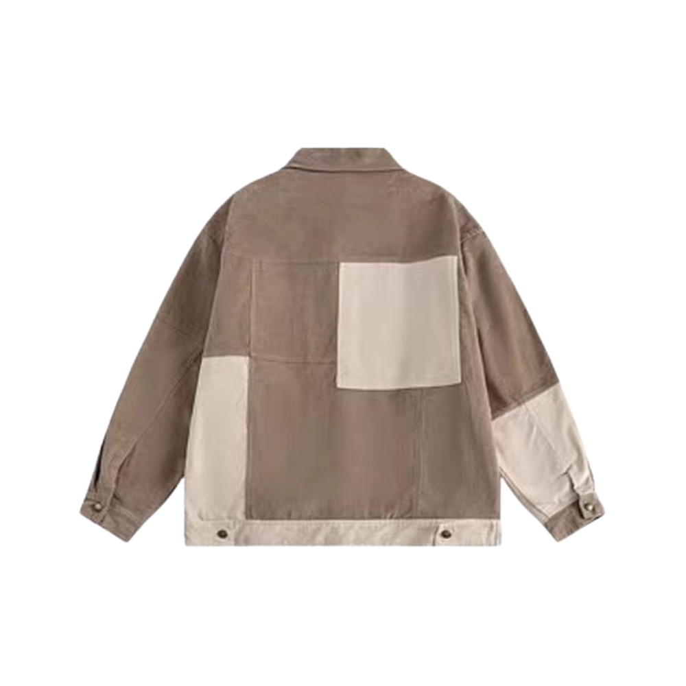 Chaqueta de pana con parches