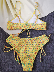 Bikini con estampado floral