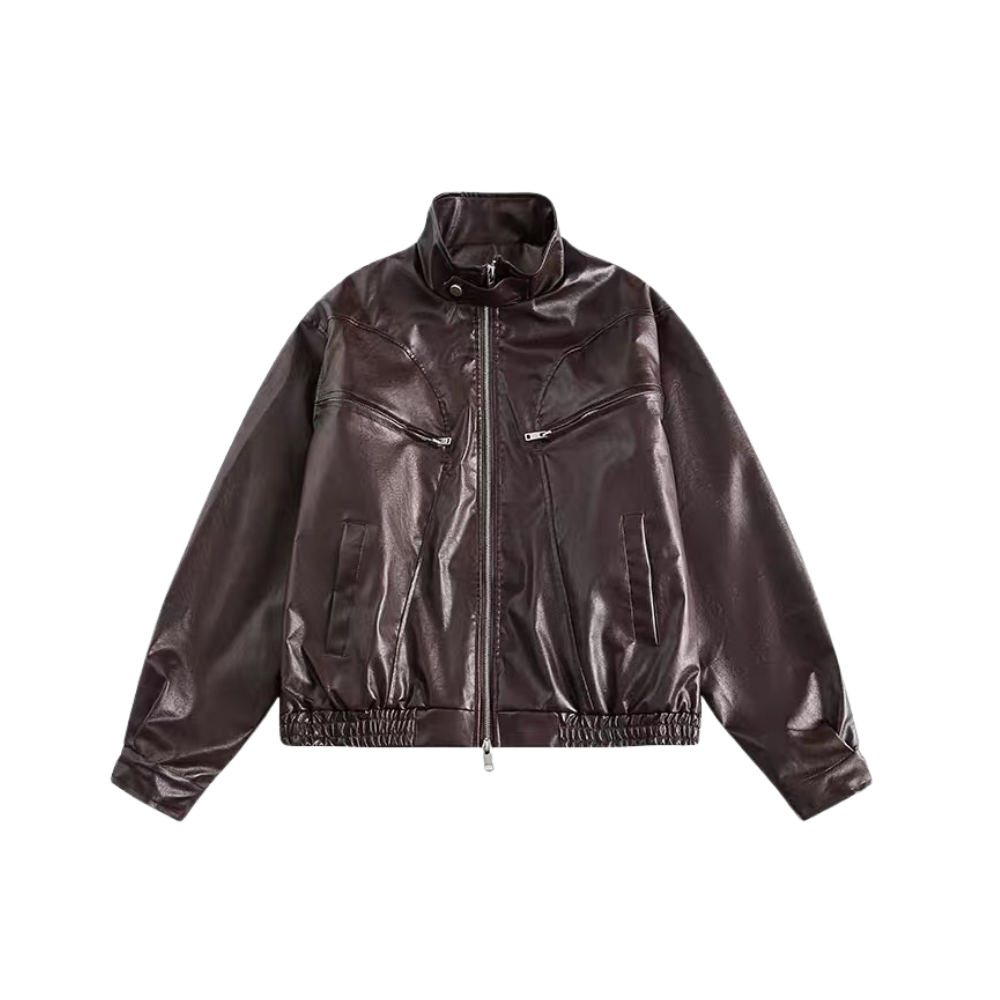 Bonita chaqueta de cuero
